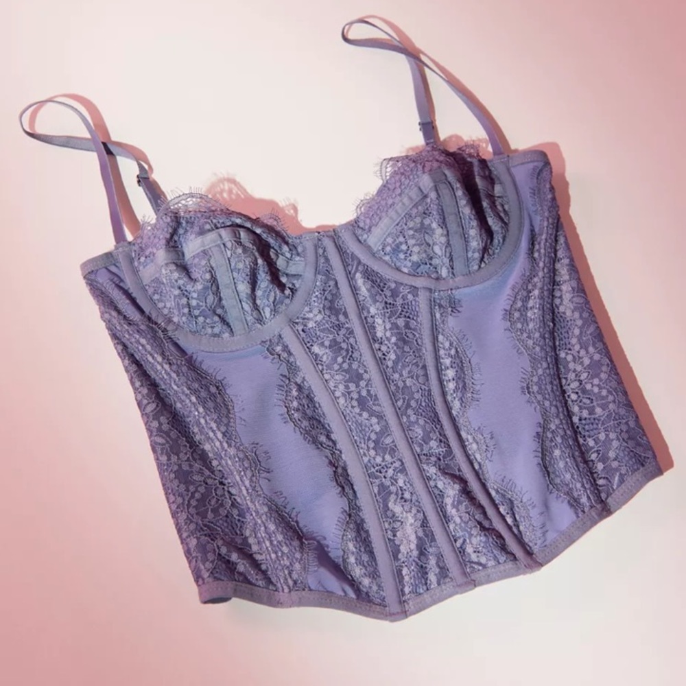 Urban Modern Love Corset Blue